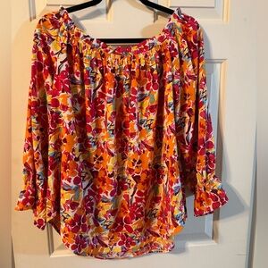 Floral Off-Shoulder Women's Top